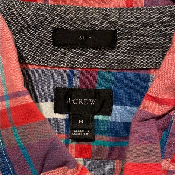 JCrew plaid button down shirt - Picture 2 of 2